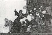 Francisco Goya Working proof for Poor folly oil